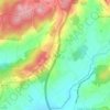 Mapa topográfico Cruz, altitude, relevo