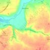 Mapa topográfico Mendham, altitude, relevo