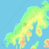 Mapa topográfico Isla del Príncipe Patrick, altitude, relevo