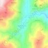 Mapa topográfico Basto (Santa Tecla), altitude, relevo