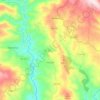 Mapa topográfico Fresulfe, altitude, relevo