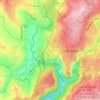 Mapa topográfico São Dinis, altitude, relevo