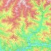 Mapa topográfico Jakholi, altitude, relevo