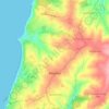 Mapa topográfico Ribamar, altitude, relevo