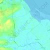 Mapa topográfico Tetney, altitude, relevo