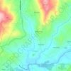 Mapa topográfico Vilela, altitude, relevo