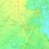 Mapa topográfico Narela Tehsil, altitude, relevo