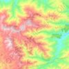 Mapa topográfico Chakran, altitude, relevo