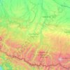 Mapa topográfico Карачаево-Черкесия, altitude, relevo
