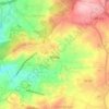 Mapa topográfico Vilela, altitude, relevo