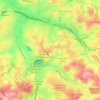 Mapa topográfico Guaianases, altitude, relevo