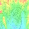Mapa topográfico Mollet de Peralada, altitude, relevo