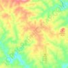 Mapa topográfico Hays, altitude, relevo