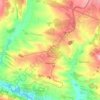Mapa topográfico Вахрушево, altitude, relevo