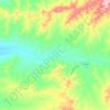 Mapa topográfico Нарын, altitude, relevo
