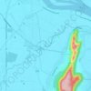 Mapa topográfico Kondaveedu Vaagu, altitude, relevo