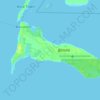 Mapa topográfico South Bimini, altitude, relevo