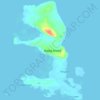 Mapa topográfico Batag Island, altitude, relevo