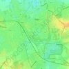 Mapa topográfico Vestingen, altitude, relevo