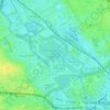 Mapa topográfico Hackney Marshes, altitude, relevo