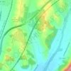 Mapa topográfico Oasis, altitude, relevo