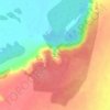 Mapa topográfico Марьино ущелье, altitude, relevo