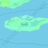 Mapa topográfico Saibai Island, altitude, relevo