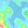 Mapa topográfico Mangroves, altitude, relevo