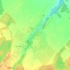 Mapa topográfico Белая Колпь, altitude, relevo