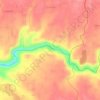 Mapa topográfico Calumpang River, altitude, relevo