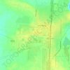 Mapa topográfico Первомайский, altitude, relevo