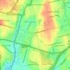 Mapa topográfico New York, Westchester and Boston Railway, altitude, relevo