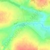 Mapa topográfico Черемшан, altitude, relevo