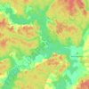 Mapa topográfico Resguardo indígena Barranquillita, altitude, relevo