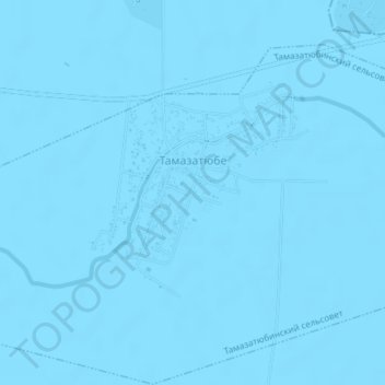 Mapa topográfico Тамазатюбе, altitude, relevo