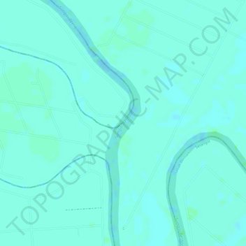 Mapa topográfico Bernam River, altitude, relevo
