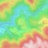 Mapa topográfico אבן ספיר, altitude, relevo