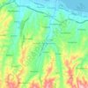 Mapa topográfico Tavronitis, altitude, relevo