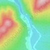 Mapa topográfico Пороги, altitude, relevo