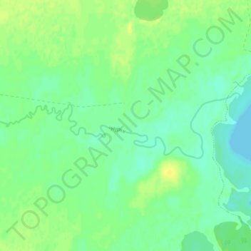 Mapa topográfico Нурья, altitude, relevo