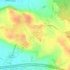 Mapa topográfico Le Colombier, altitude, relevo