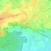 Mapa topográfico Kasteel van Wijnendale, altitude, relevo