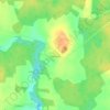 Mapa topográfico Панюково, altitude, relevo