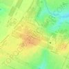 Mapa topográfico Quadra 122, altitude, relevo