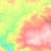 Mapa topográfico Ribeirinha, altitude, relevo
