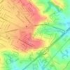 Mapa topográfico Praça Jd Moacir Arruda, altitude, relevo