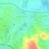 Mapa topográfico sunnam cheruvu, altitude, relevo