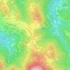 Mapa topográfico San Giacomo di Roburent, altitude, relevo