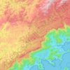 Mapa topográfico Parque Estadual da Serra do Mar - Núcleo Santa Virgínia, altitude, relevo