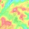 Mapa topográfico Kent Cliffs Unit, altitude, relevo